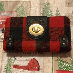 Buffalo plaid wallet